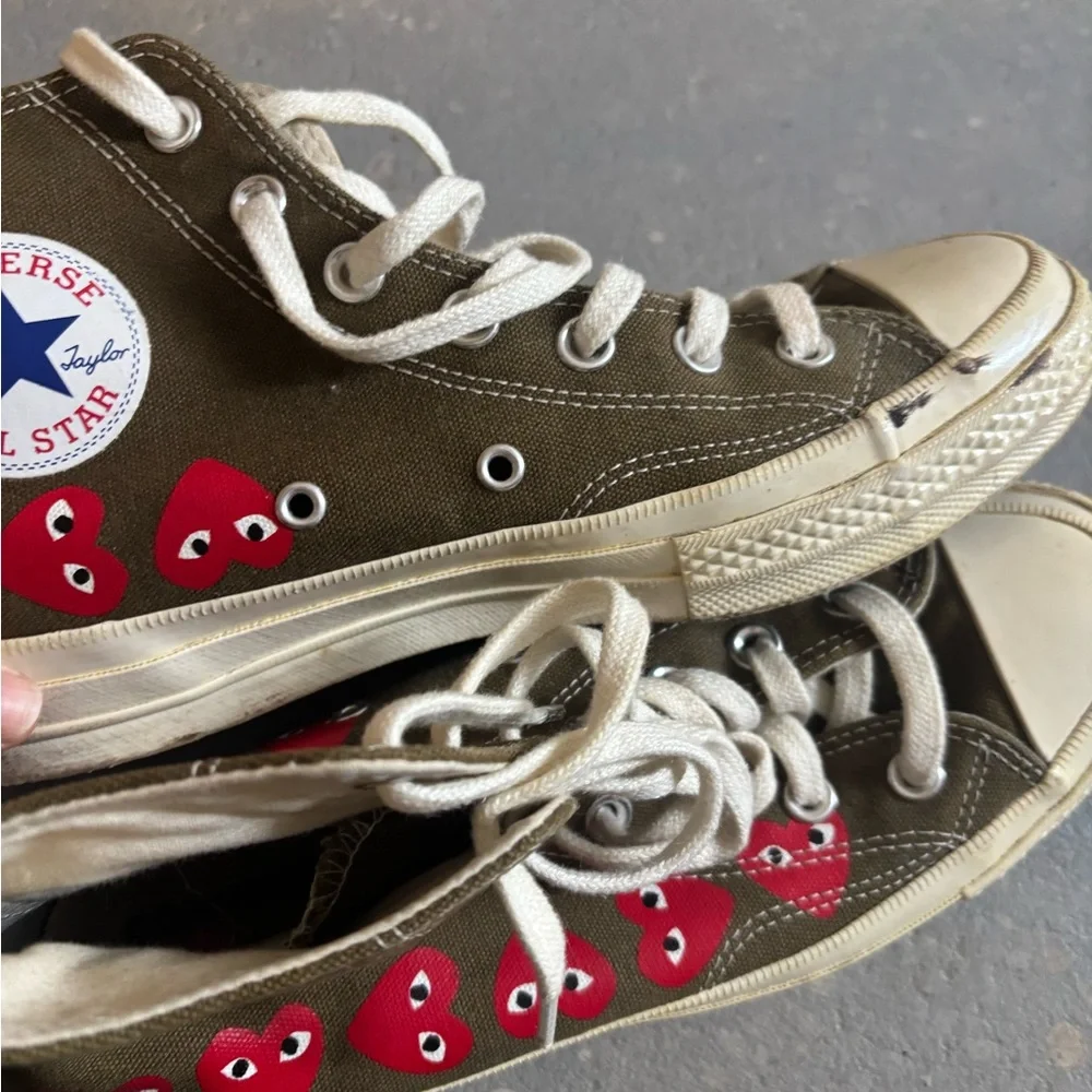 Comme des Garcons PLAY olive high